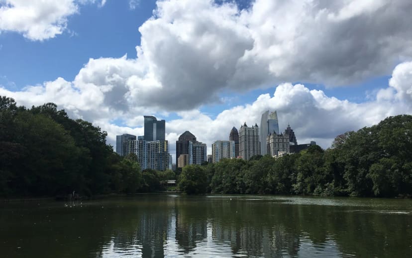 Legacy Fountain splash pad at Piedmont Park