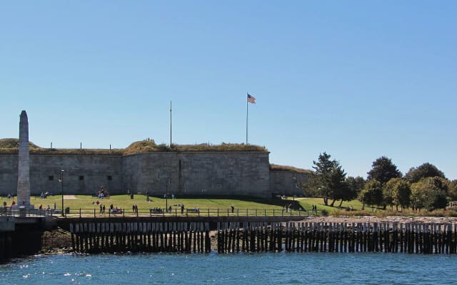 Sullivan's and family picnic area at Castle Island