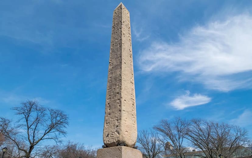 The Obelisk & Metropolitan Museum Edge in Central Park