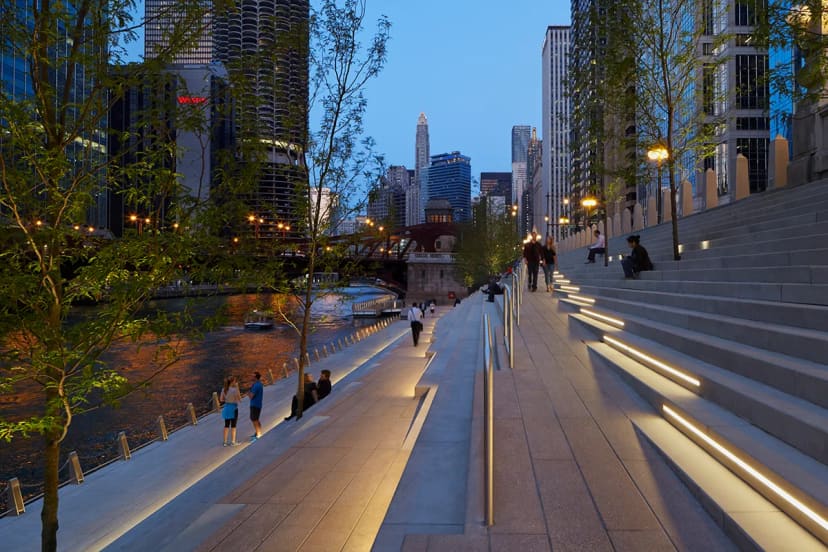 The Boardwalk at Chicago Riverwalk