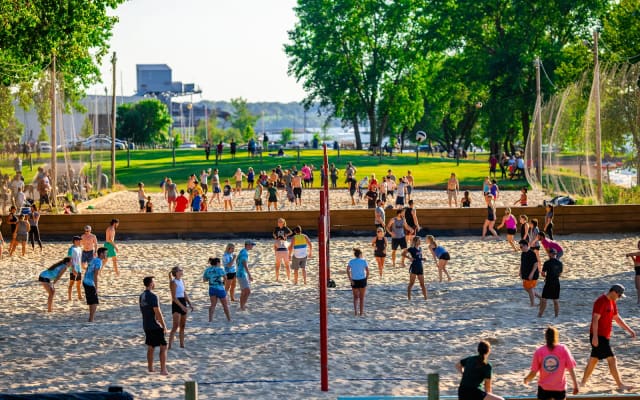 Wendy Park Volleyball Courts at Wendy Park