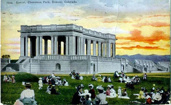 Cheesman Park great lawn at Cheesman Park