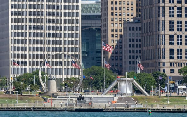 Dodge Fountain at Hart Plaza