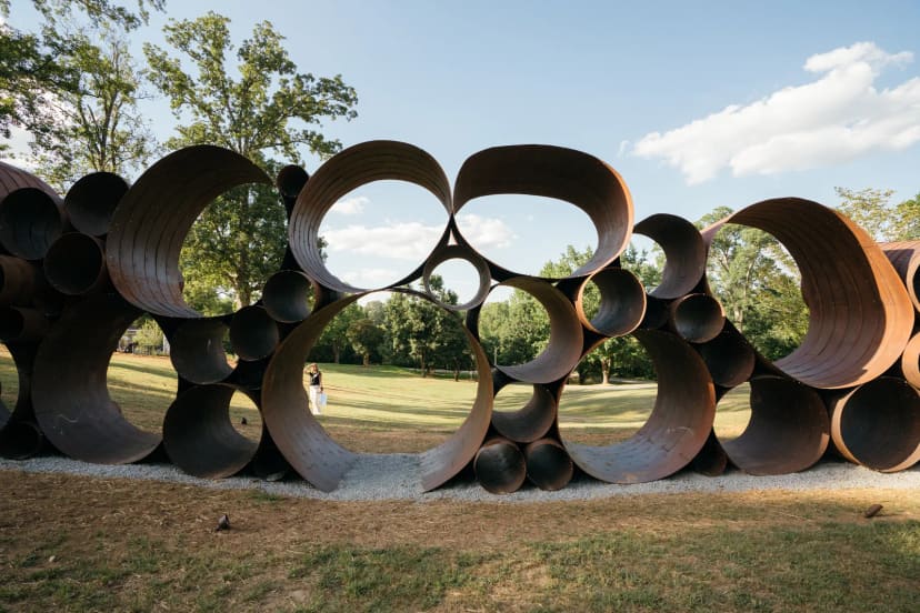 ATTUN corten-steel sculpture