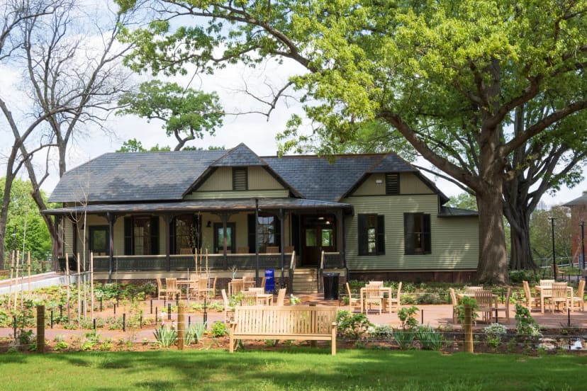 House of Many Porches market and patio