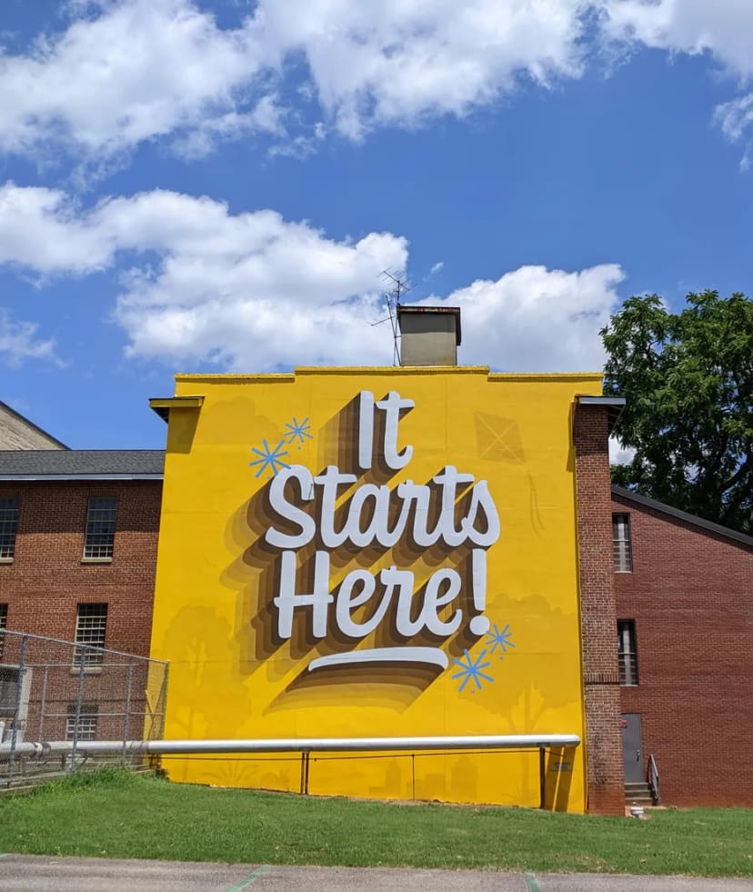 It Starts Here mural