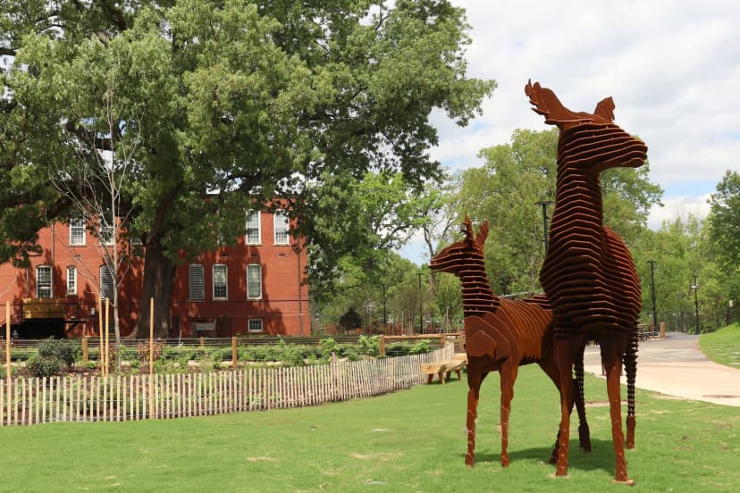 Meadow of the Deer sculptures
