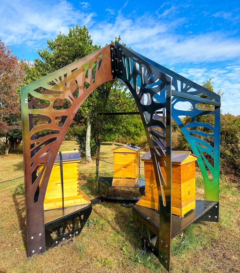 Iridescent Public Art Apiary
