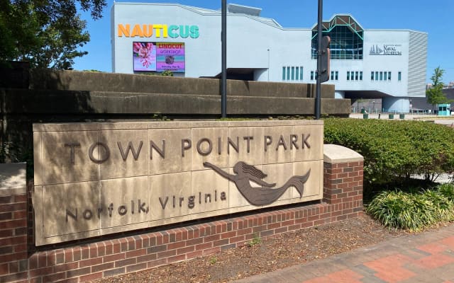 Town Point Park Promenade at Town Point Park