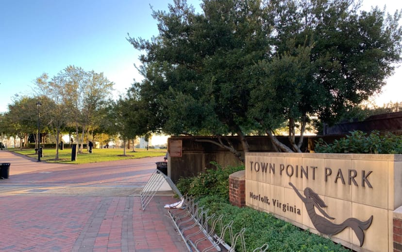 Armed Forces Memorial at Town Point Park