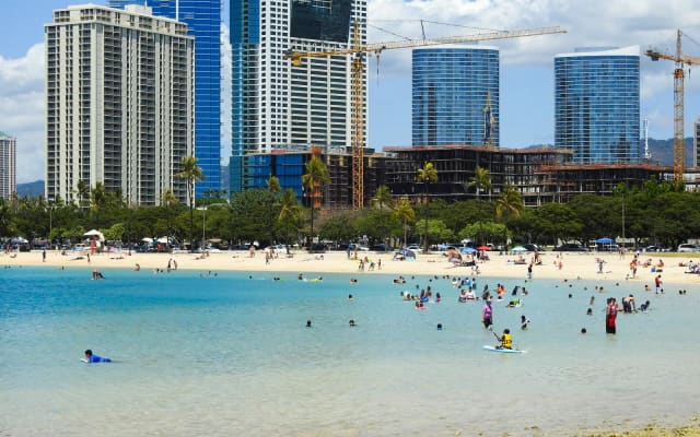 Ala Moana Beach at Ala Moana Regional Park