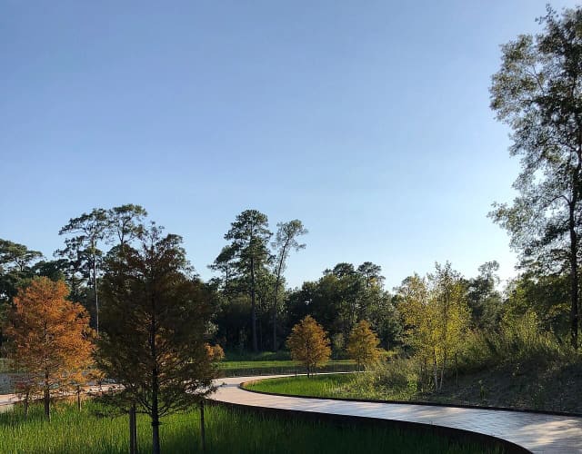 Cullen Running Trails Center at Memorial Park