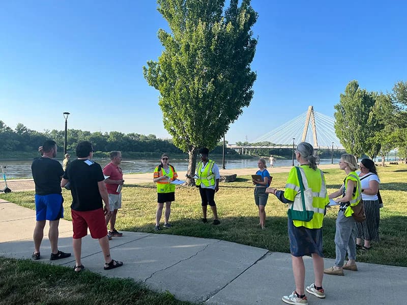 Missouri River Overlook at Berkley Riverfront Park