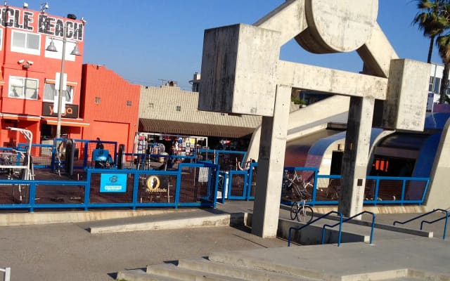 Muscle Beach Venice at Venice Beach & Ocean Front Walk