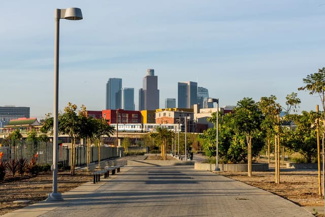Welcome Center & Cargo Snack Shack at Los Angeles State Historic Park
