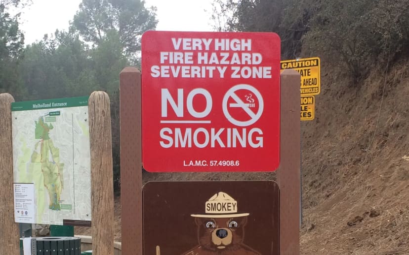 Runyon Canyon Park in Los Angeles, California