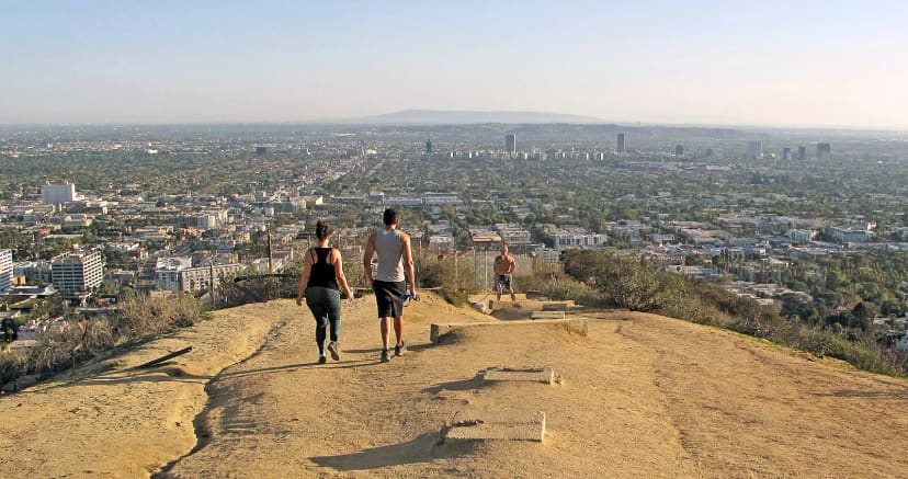 Runyon Canyon Road at Runyon Canyon Park