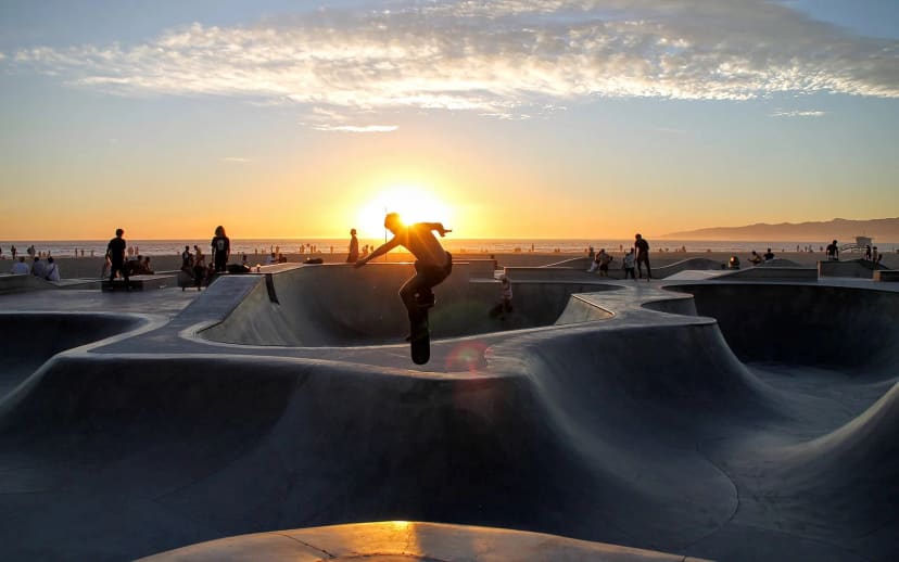 Venice Skatepark at Venice Beach & Ocean Front Walk