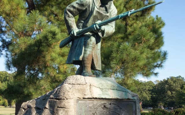 Doughboy World War I Statue at Overton Park