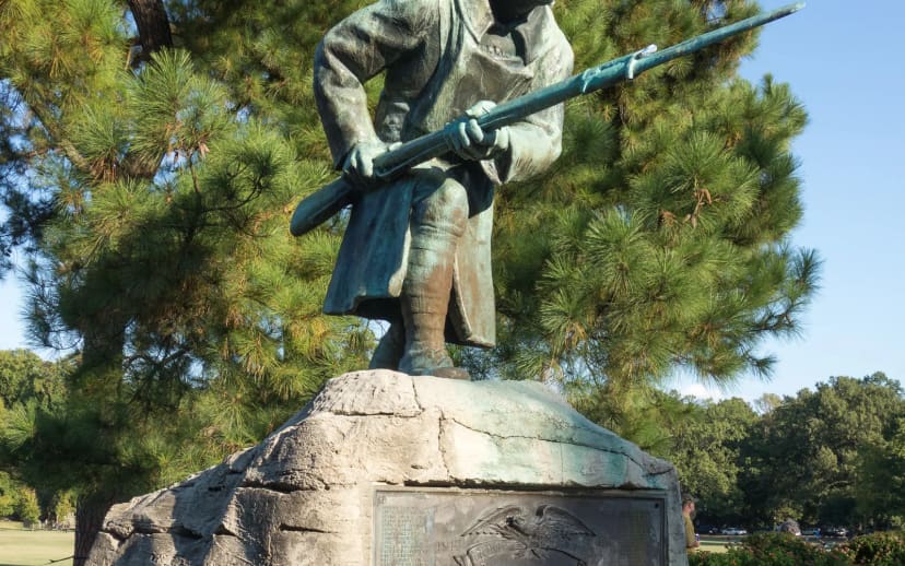 Doughboy World War I Statue at Overton Park