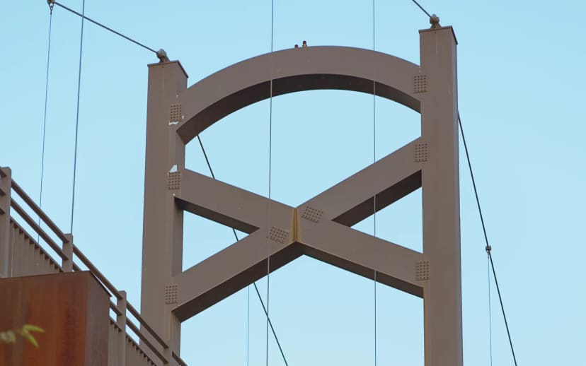 Cumberland River Pedestrian Bridge at Two Rivers Park