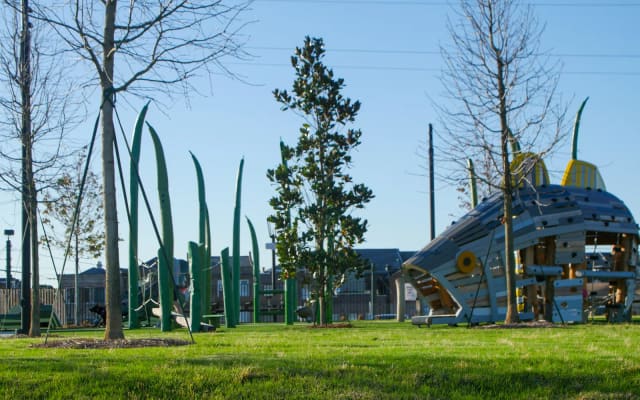 Governor Nicholls riverfront playground at Goldring Woldenberg Riverfront Park
