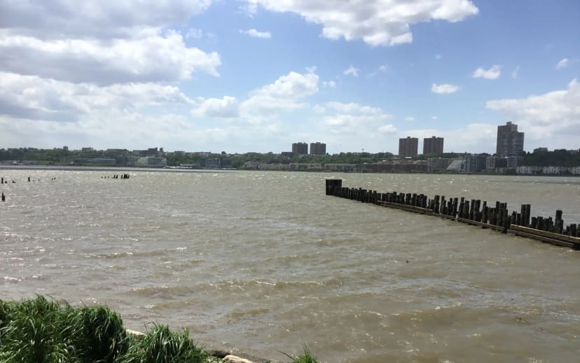 96th Street red clay tennis courts at Riverside Park