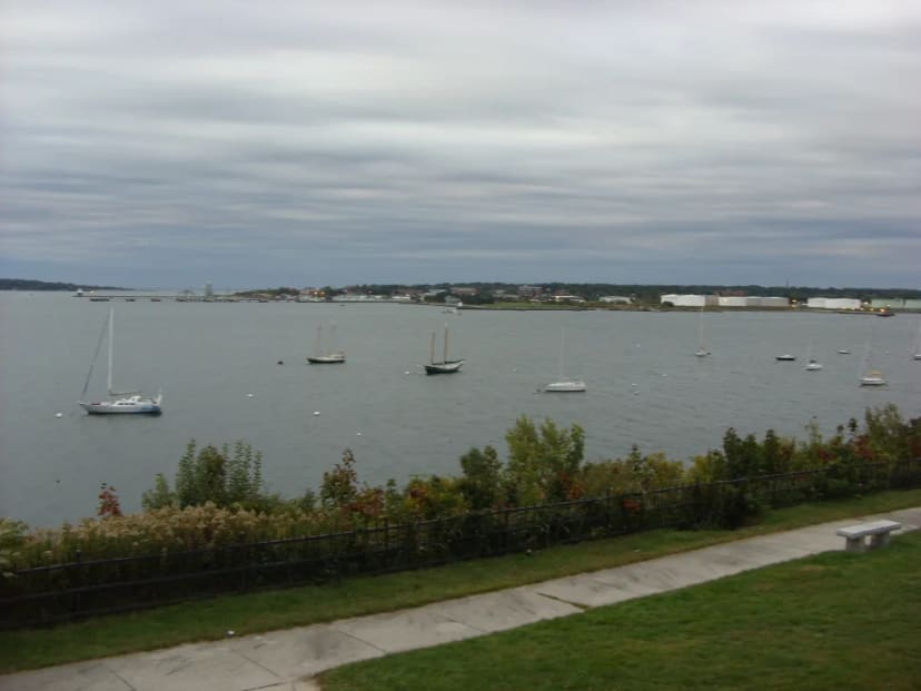 Eastern Promenade overlooking Casco Bay