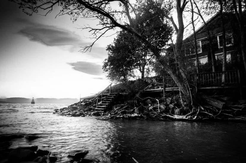 Burlington Waterfront Park beside Lake Champlain