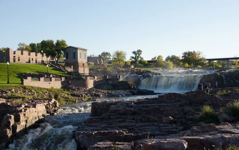 Queen Bee Mill Ruins at Falls Park