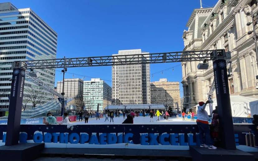 Rothman Orthopaedics Ice Rink at Dilworth Park