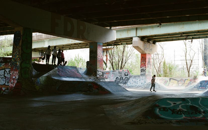 FDR Park Skatepark at FDR Park