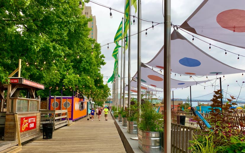 Spruce Street Harbor Park in Philadelphia