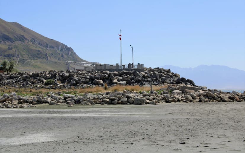 Sunset Beach at Great Salt Lake State Park