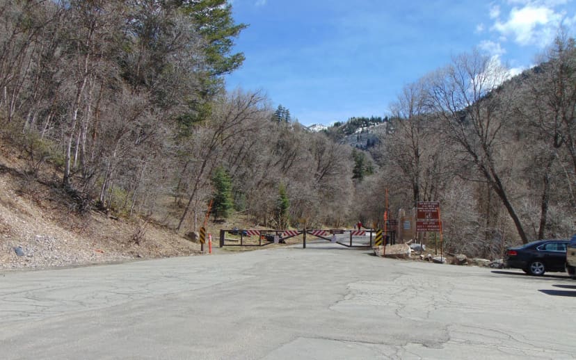 Maple Grove Winter Gate at Millcreek Canyon