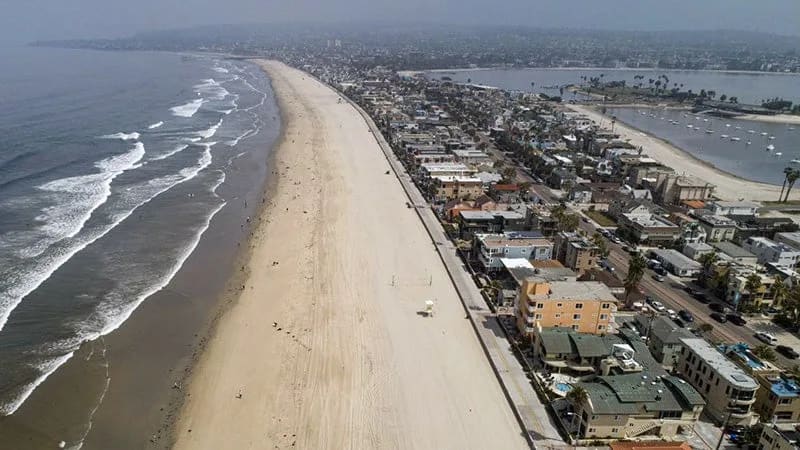 Mission Beach in San Diego, California