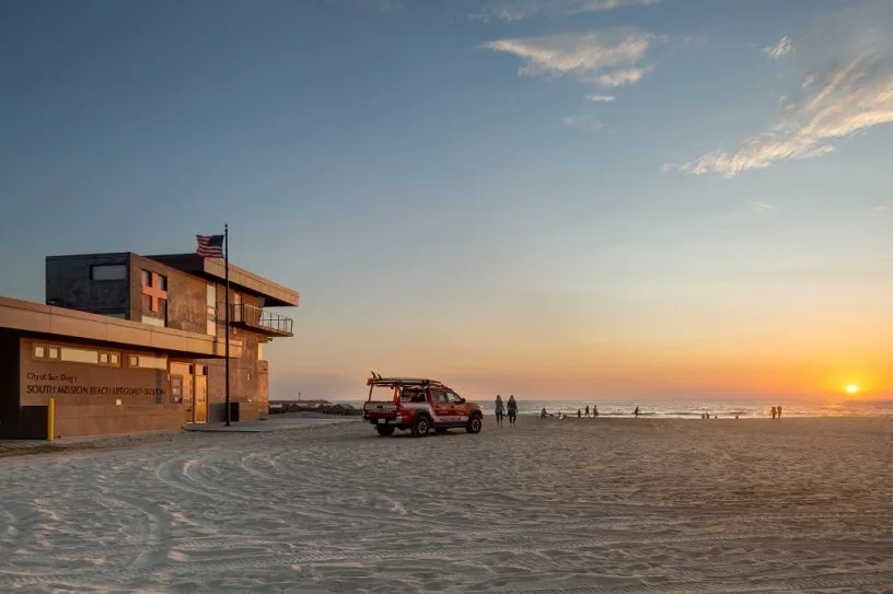 South Mission Beach in San Diego, California