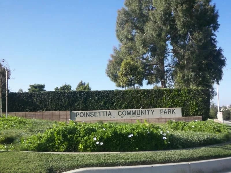Poinsettia Community Park in Carlsbad, California