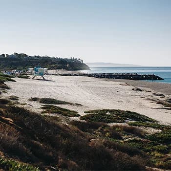 South Ponto Beach in the Carlsbad, Oceanside, and Mission Beach public-place corridor