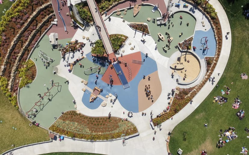 Helen Diller Playground at Mission Dolores Park