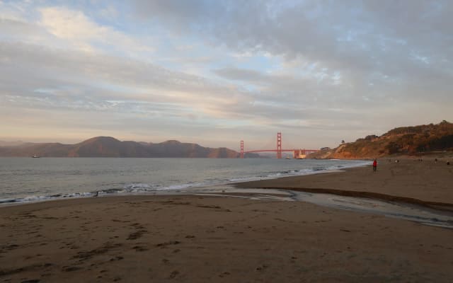 Baker Beach and Battery Chamberlin at The Presidio