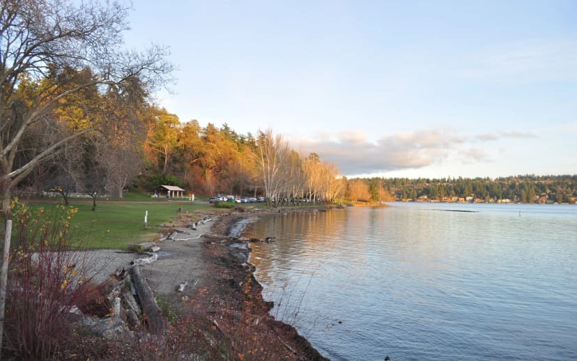 Seward Park playground and amphitheater at Seward Park