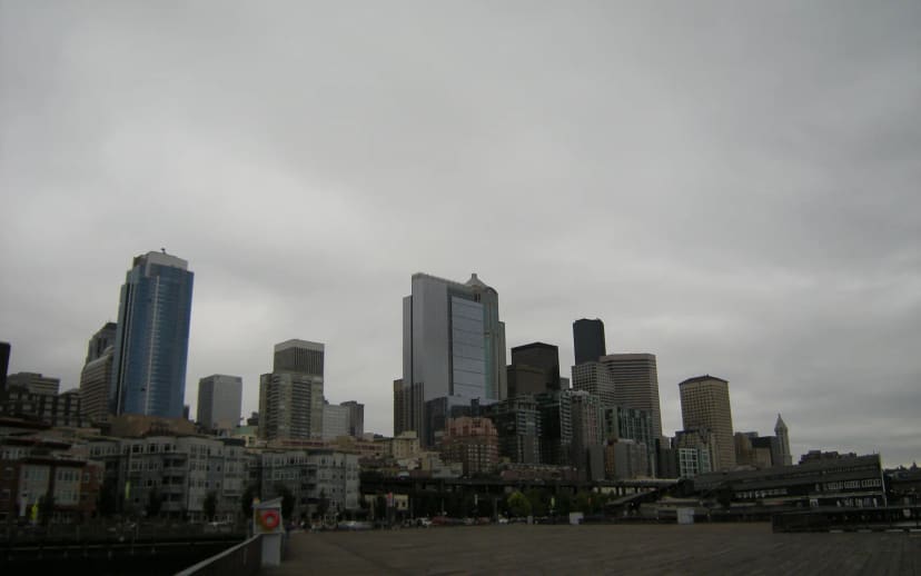 Pier 62 and floating dock at Waterfront Park