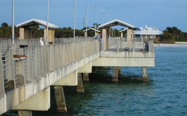 Fort De Soto Gulf Pier at Fort De Soto Park