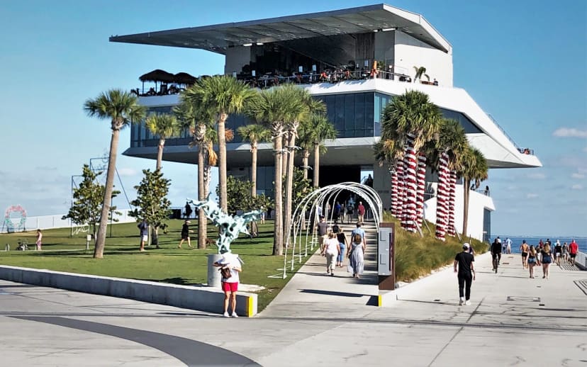 Pier Point building and promenade at St. Pete Pier