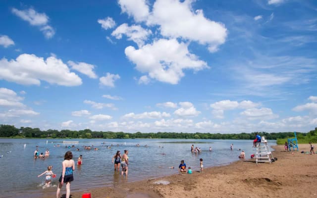 Phalen Regional Park Beach at Phalen Regional Park
