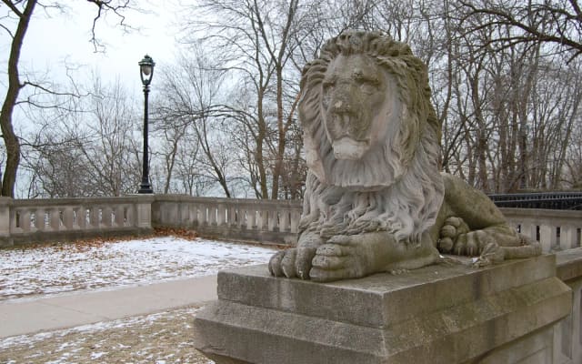 Lion Bridge at Lake Park