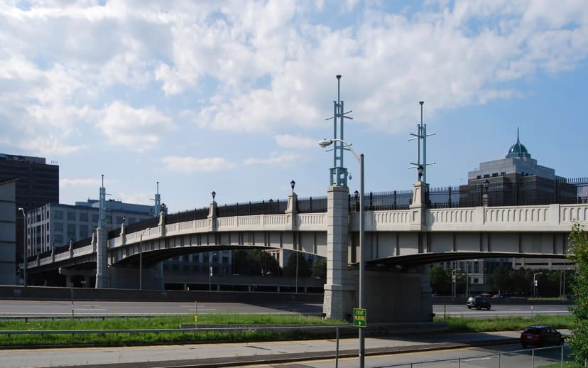 Hudson River Way Pedestrian Bridge at Corning Preserve