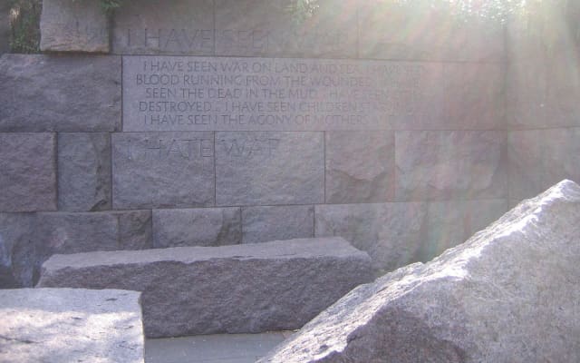Franklin Delano Roosevelt Memorial at National Mall