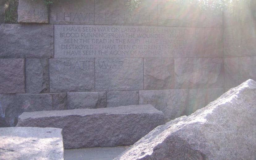 Franklin Delano Roosevelt Memorial at National Mall